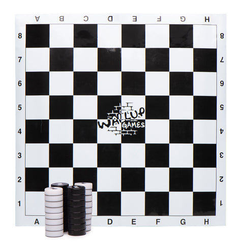 VerDecal Chess & Checkers Wall Mat