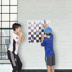 VerDecal Chess & Checkers Wall Mat